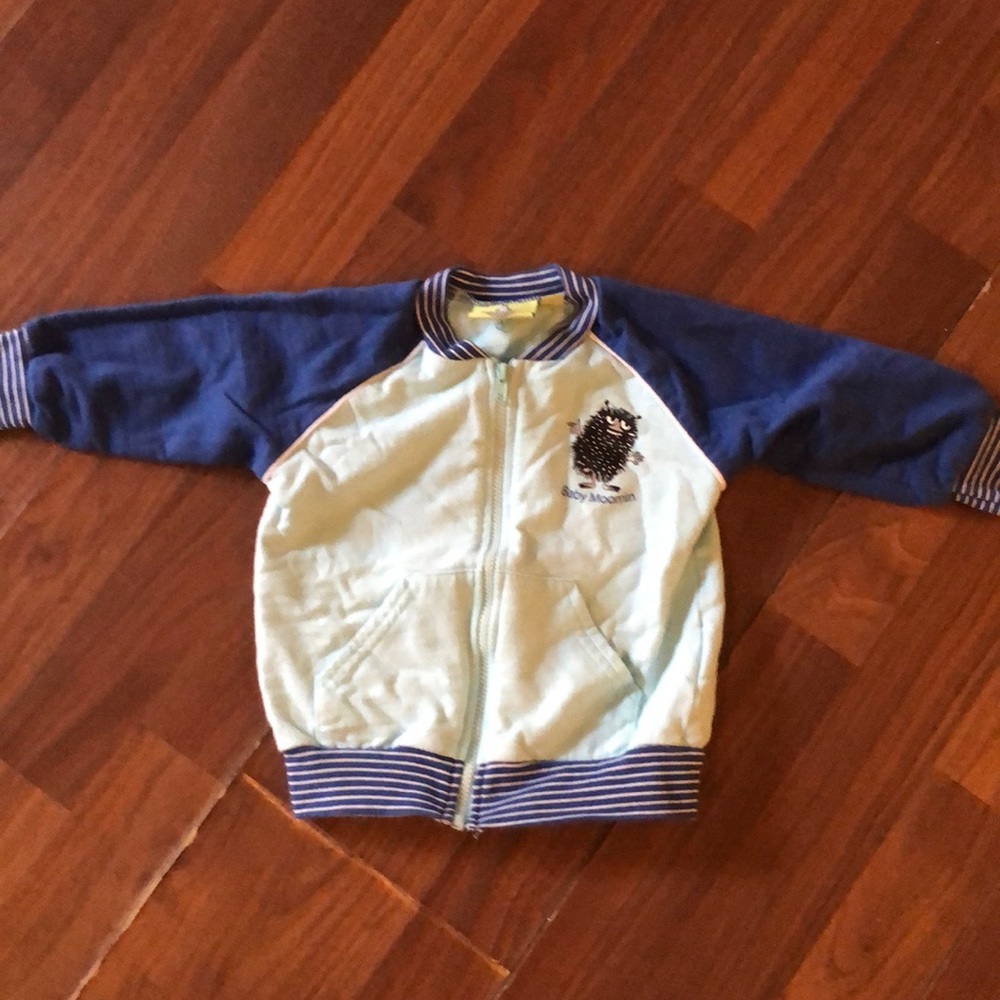 Blue hoodie